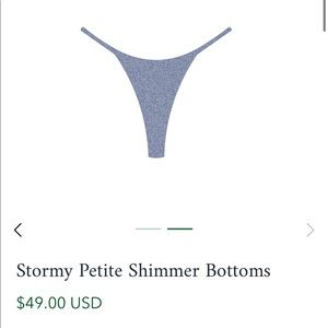 Stormy Petite Shimmer BoutineLA Bottoms